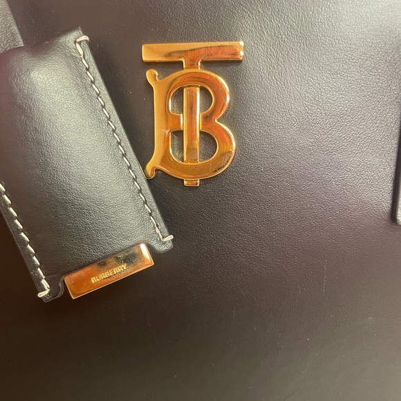 Burberry TB Monogram Leather Tote - Picture 8 of 8